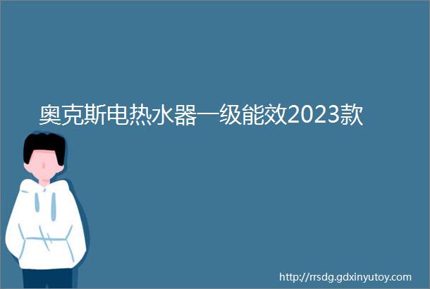 奥克斯电热水器一级能效2023款